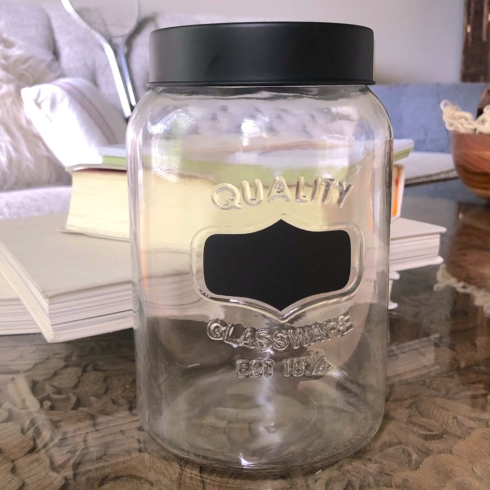*SALE* Glass Jar with Sealable Top